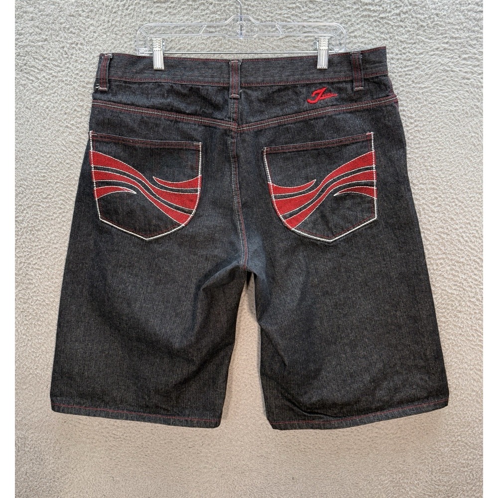 Vintage Jinzu Shorts Mens 40 Black Baggy Streetwear Hip Hop Skater Grunge Y2K